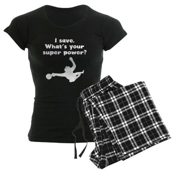 CafePress - I Save Super Power Pajamas - Women's Dark Pajamas