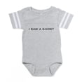 thumbnail image 1 of CafePress - I Saw A Ghost - Cute Infant Baby Football Bodysuit, 1 of 3