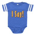 thumbnail image 1 of CafePress - I Say_New - Cute Infant Baby Football Bodysuit, 1 of 3