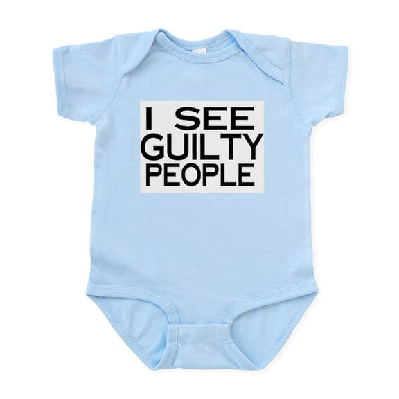 CafePress - I See Guilty People Infant Bodysuit - Baby Light Bodysuit, Size Newborn - 24 Months