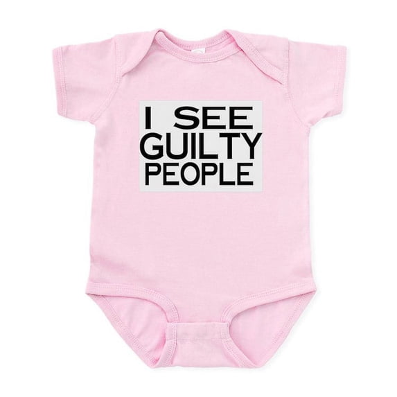 CafePress - I See Guilty People Infant Bodysuit - Baby Light Bodysuit, Size Newborn - 24 Months