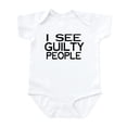 thumbnail image 1 of CafePress - I See Guilty People Infant Bodysuit - Baby Light Bodysuit, Size Newborn - 24 Months, 1 of 4