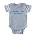 thumbnail image 1 of CafePress - I See What You Did There - Cute Infant Baby Football Bodysuit, 1 of 3
