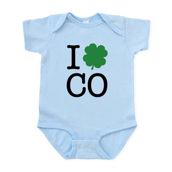 CafePress - I Shamrock CO Infant Bodysuit - Baby Light Bodysuit, Size Newborn - 24 Months