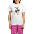 thumbnail image 1 of CafePress - I Sleep With A Beagle Women's Light Pajamas - Women's Short Sleeve Print T-Shirt and Pants Light Cotton Pajama Set, 1 of 7