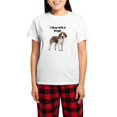 thumbnail image 1 of CafePress - I Sleep With A Beagle Women's Light Pajamas - Women's Short Sleeve Print T-Shirt and Pants Light Cotton Pajama Set, 1 of 7