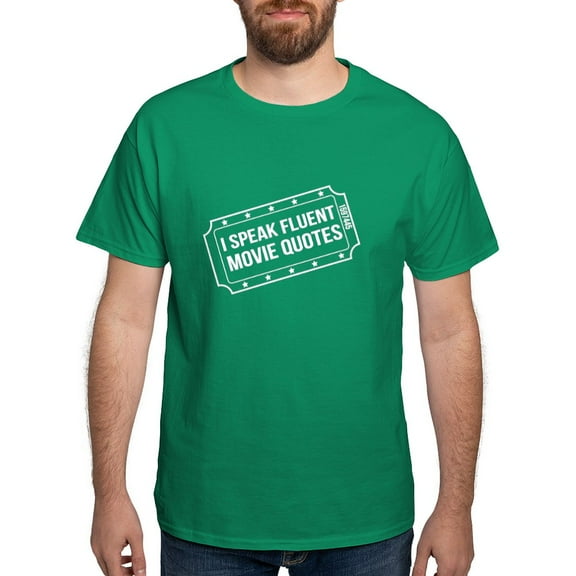 CafePress - I Speak Fluent Movie Quotes T Shirt - Men's Classic Graphic Cotton T-Shirt