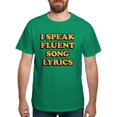 thumbnail image 1 of CafePress - I Speak Fluent Song Lyrics Dark T Shirt - Men's Classic Graphic Cotton T-Shirt, 1 of 4