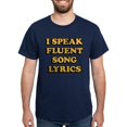 thumbnail image 1 of CafePress - I Speak Fluent Song Lyrics Dark T Shirt - Men's Classic Graphic Cotton T-Shirt, 1 of 4