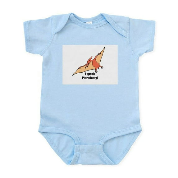 CafePress - I Speak Pterodactyl Infant Bodysuit - Baby Light Bodysuit, Size Newborn - 24 Months