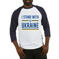 thumbnail image 1 of CafePress - I Stand With Ukraine Baseball Jersey - Cotton Baseball Jersey, 3/4 Raglan Sleeve Shirt, 1 of 4