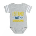 thumbnail image 1 of CafePress - I Stand With Ukraine - Cute Infant Baby Football Bodysuit, 1 of 3
