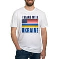 thumbnail image 1 of CafePress - I Stand With Ukraine Fitted T Shirt - Fitted T-Shirt, Vintage Fit Soft Cotton Tee, 1 of 4