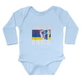 thumbnail image 1 of CafePress - I Stand With Ukraine Flag American Flag Body Suit - Long Sleeve Cotton Baby Bodysuit, 1 of 4
