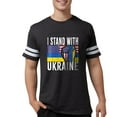 thumbnail image 1 of CafePress - I Stand With Ukraine Flag American Flag Su T Shirt - Mens Football Shirt, 1 of 4