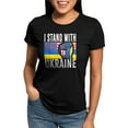 thumbnail image 1 of CafePress - I Stand With Ukraine Flag American Flag Su T Shirt - Womens Tri-blend T-Shirt, 1 of 4