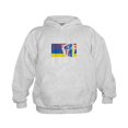 thumbnail image 1 of CafePress - I Stand With Ukraine Flag American Flag Sweatshirt - Kids Hooded Sweatshirt, Classic Hoodie, 1 of 4