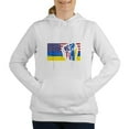 thumbnail image 1 of CafePress - I Stand With Ukraine Flag American Flag Sweatshirt - Women's Hooded Sweatshirt, 1 of 1