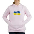 thumbnail image 1 of CafePress - I Stand With Ukraine Flag Emblem Map Pa Sweatshirt - Women's Hooded Sweatshirt, 1 of 1