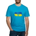 thumbnail image 1 of CafePress - I Stand With Ukraine Flag Emblem Map Patri T Shirt - Men's Fitted T-Shirt, 1 of 4