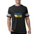 thumbnail image 1 of CafePress - I Stand With Ukraine Flag Emblem Map Patri T Shirt - Mens Football Shirt, 1 of 4