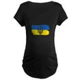 thumbnail image 1 of CafePress - I Stand With Ukraine Flag Emblem Maternity T Shirt - Maternity Dark T-Shirt, 1 of 3