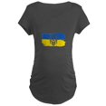 thumbnail image 1 of CafePress - I Stand With Ukraine Flag Emblem Maternity T Shirt - Maternity Dark T-Shirt, 1 of 3