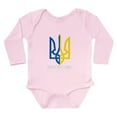 thumbnail image 1 of CafePress - I Stand With Ukraine Flag Support Ukrain Body Suit - Long Sleeve Cotton Baby Bodysuit, 1 of 4