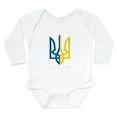 thumbnail image 1 of CafePress - I Stand With Ukraine Flag Support Ukrain Body Suit - Long Sleeve Cotton Baby Bodysuit, 1 of 4