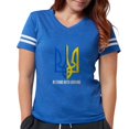 thumbnail image 1 of CafePress - I Stand With Ukraine Flag Support Ukraine T Shirt - Womens Football Shirt, 1 of 4