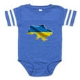 thumbnail image 1 of CafePress - I Stand With Ukraine Flag U - Cute Infant Baby Football Bodysuit, 1 of 3