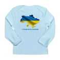thumbnail image 1 of CafePress - I Stand With Ukraine Flag Ukra Long Sleeve T Shirt - Long Sleeve Infant T-Shirt, 1 of 2