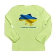 thumbnail image 1 of CafePress - I Stand With Ukraine Flag Ukra Long Sleeve T Shirt - Long Sleeve Infant T-Shirt, 1 of 2