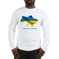 thumbnail image 1 of CafePress - I Stand With Ukraine Flag Ukra Long Sleeve T Shirt - Unisex Cotton Long Sleeve T-Shirt, 1 of 4