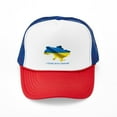 thumbnail image 1 of CafePress - I Stand With Ukraine Flag Ukrainian Pr - Adjustable Unisex Printed Trucker Hat with Mesh Back, 1 of 10