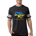 thumbnail image 1 of CafePress - I Stand With Ukraine Flag Ukrainian Pride T Shirt - Mens Football Shirt, 1 of 4