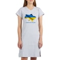 thumbnail image 1 of CafePress - I Stand With Ukraine Flag Ukrainian Pride T Shirt - Women's Nightshirt, 1 of 4