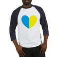 thumbnail image 1 of CafePress - I Stand With Ukraine Heart Baseball Jersey - Cotton Baseball Jersey, 3/4 Raglan Sleeve Shirt, 1 of 4