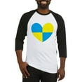 thumbnail image 1 of CafePress - I Stand With Ukraine Heart Baseball Jersey - Cotton Baseball Jersey, 3/4 Raglan Sleeve Shirt, 1 of 4