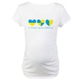 thumbnail image 1 of CafePress - I Stand With Ukraine Heart Maternity T Shirt - Cotton Maternity T-shirt, Cute & Funny Pregnancy Tee, 1 of 4