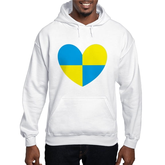 CafePress - I Stand With Ukraine Heart Sweatshirt - Pullover Hoodie, Hooded Sweatshirt