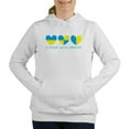 thumbnail image 1 of CafePress - I Stand With Ukraine Heart Sweatshirt - Women's Hooded Sweatshirt, 1 of 1