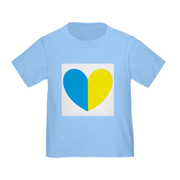 CafePress - I Stand With Ukraine Heart T Shirt - Cute Toddler T-Shirt, 100% Cotton