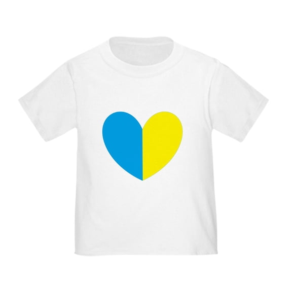 CafePress - I Stand With Ukraine Heart T Shirt - Cute Toddler T-Shirt, 100% Cotton