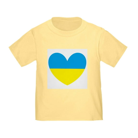 CafePress - I Stand With Ukraine Heart T Shirt - Cute Toddler T-Shirt, 100% Cotton