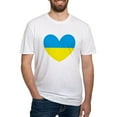 thumbnail image 1 of CafePress - I Stand With Ukraine Heart T Shirt - Fitted T-Shirt, Vintage Fit Soft Cotton Tee, 1 of 4