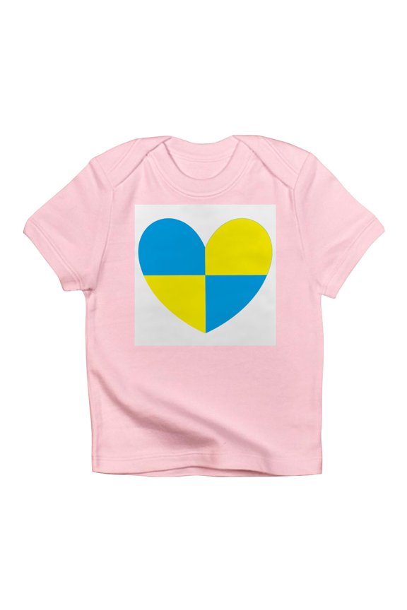 - I Stand With Ukraine Heart T Shirt - Infant T-Shirt
