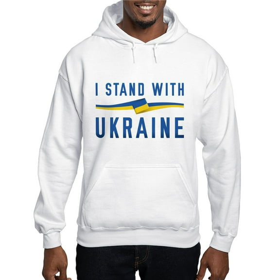 CafePress - I Stand With Ukraine Hooded Sweatshirt - Pullover Hoodie, Hooded Sweatshirt