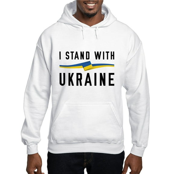 CafePress - I Stand With Ukraine Hooded Sweatshirt - Pullover Hoodie, Hooded Sweatshirt