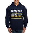 thumbnail image 1 of CafePress - I Stand With Ukraine Hoodie (Dark) - Pullover Hoodie, Classic, Comfortable Hooded Sweatshirt, 1 of 4